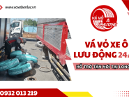 Cứu hộ vá vỏ xe ô tô lưu động Long An - Hỗ trợ tận nơi 24/24